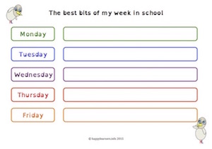 Best Bits In School - Weekly Record